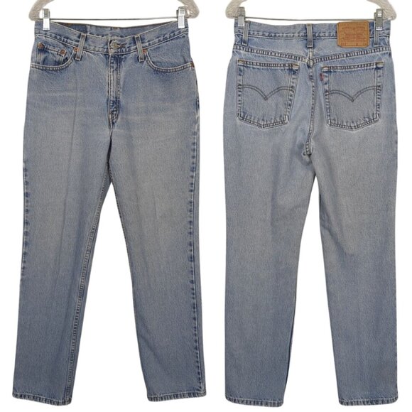 Vintage Levi's 512 Light Wash Jeans Womens 11 JR. Slim Fit Straight Leg 80s 90s - Picture 1 of 16